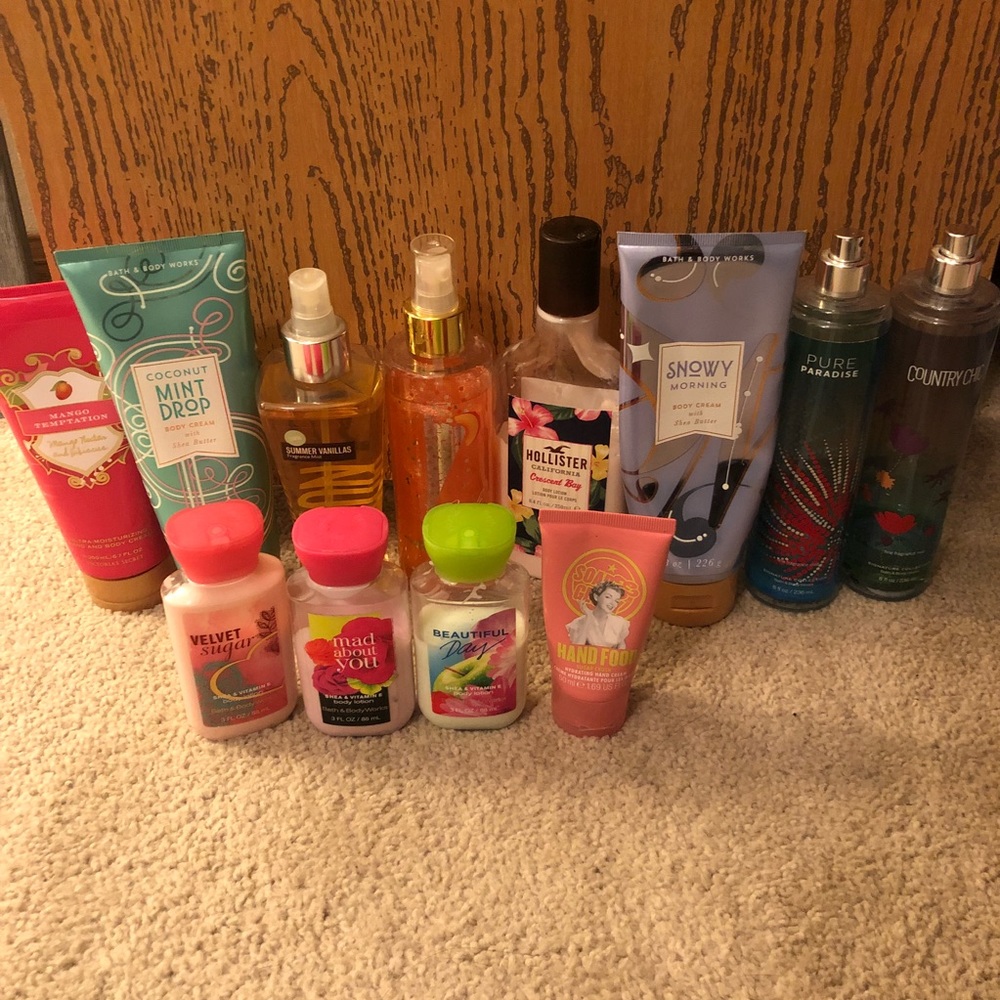 USED bath & body works bundle